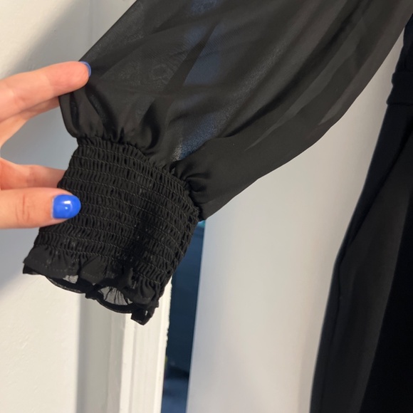 Black Dressy Jumpsuit - Picture 3 of 4